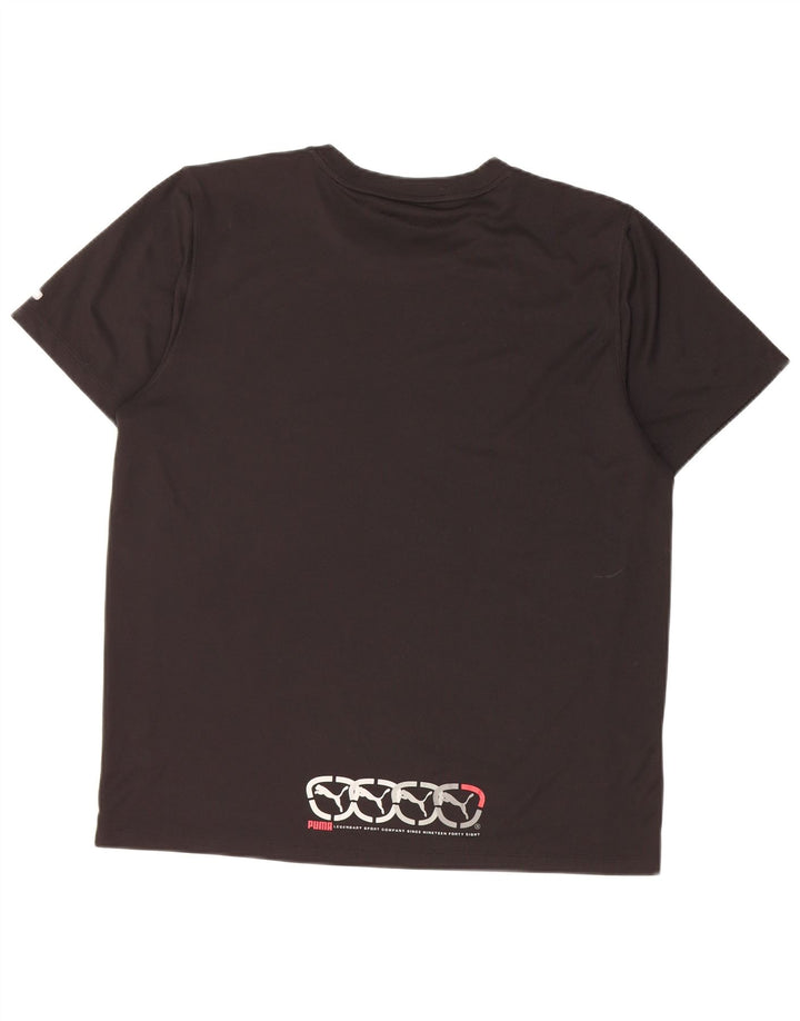Puma Camiseta gráfica para hombre Top Medium Black