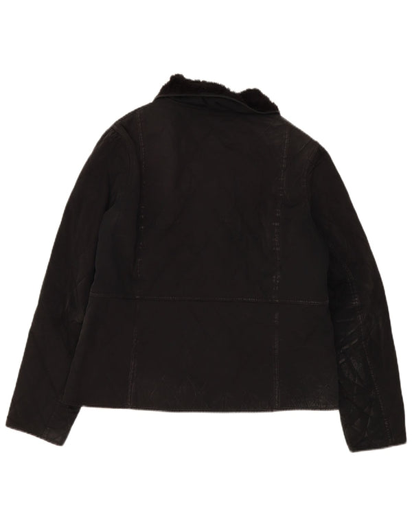 Barbour Chaqueta acolchada para mujer UK 46 Grande Poliamida negra