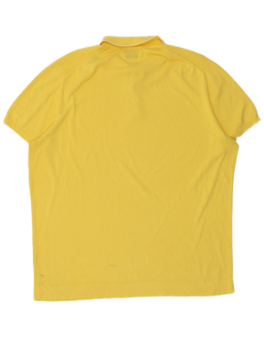 Polo Massimo Dutti Hombre XL Amarillo Algodón