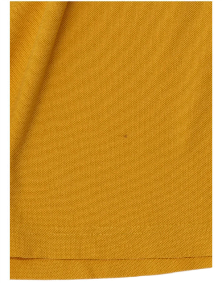 KAPPA Polo Hombre Grande Algodón Amarillo