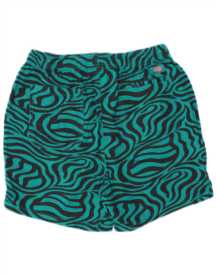 Dickies Pantalones cortos chinos para hombre medianos W32 Turquesa Estampado animal Algodón
