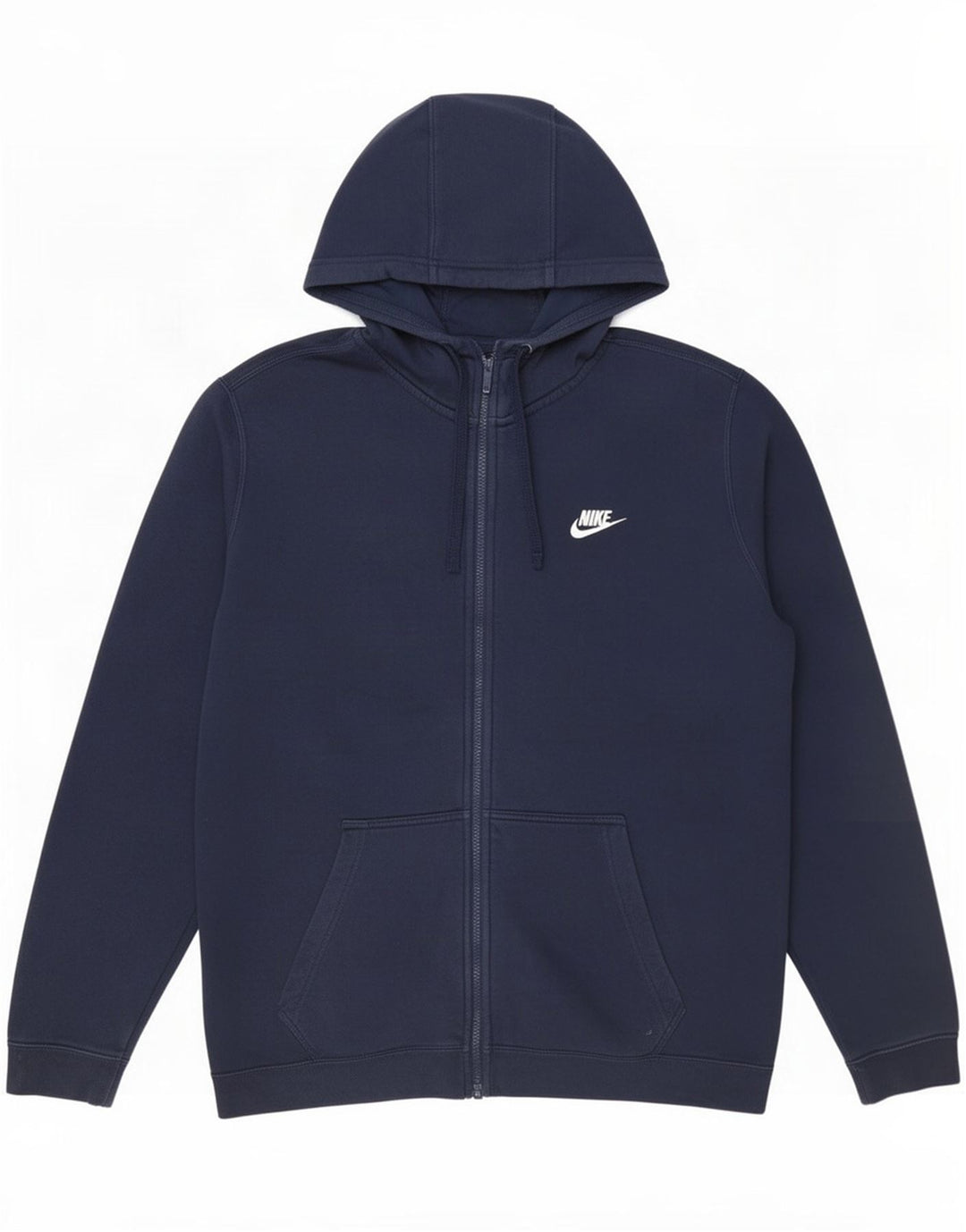 Nike - Sudadera con capucha y cremallera para hombre, talla grande, azul marino
