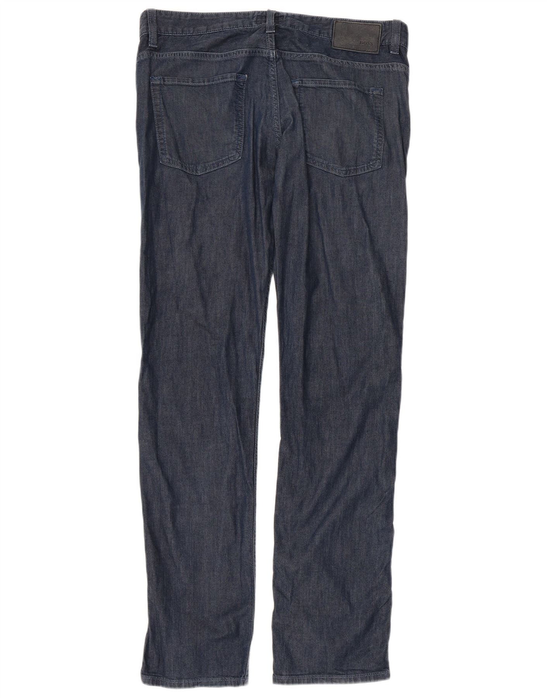 Pantalón chino recto HUGO BOSS para hombre W34 L32 Algodón azul marino