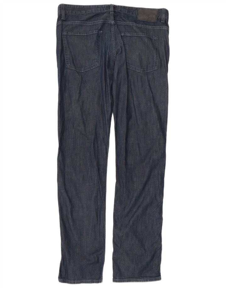 Pantalón chino recto HUGO BOSS para hombre W34 L32 Algodón azul marino