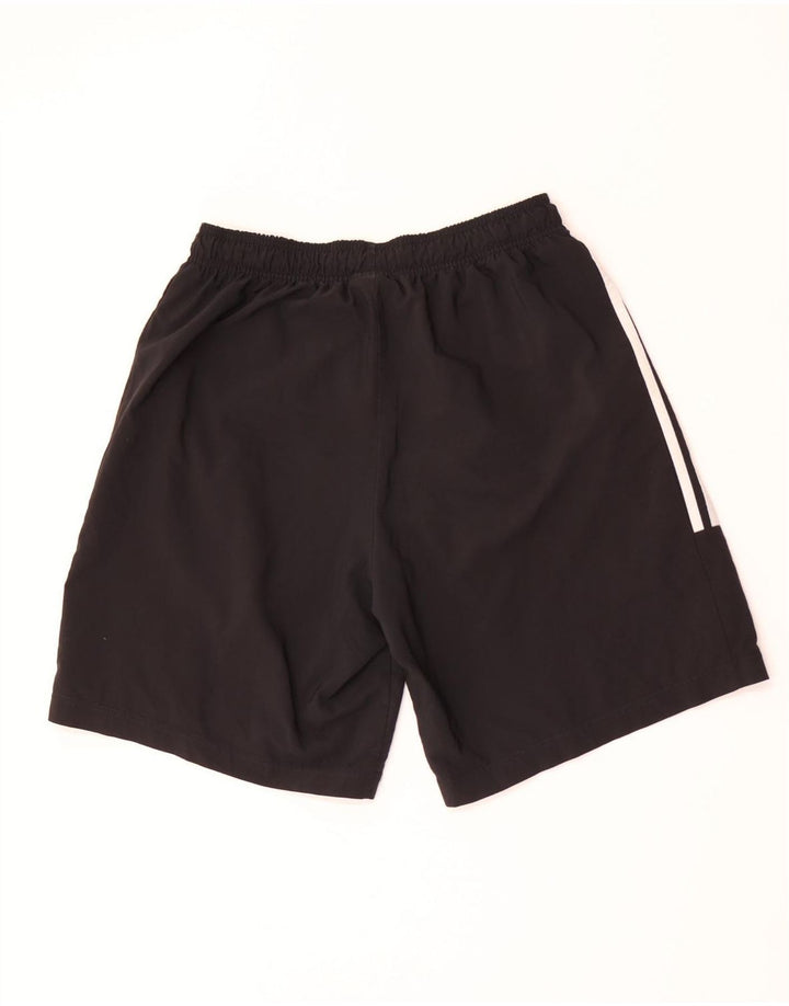 Adidas - Pantalones cortos deportivos para hombre, talla grande, poliéster negro