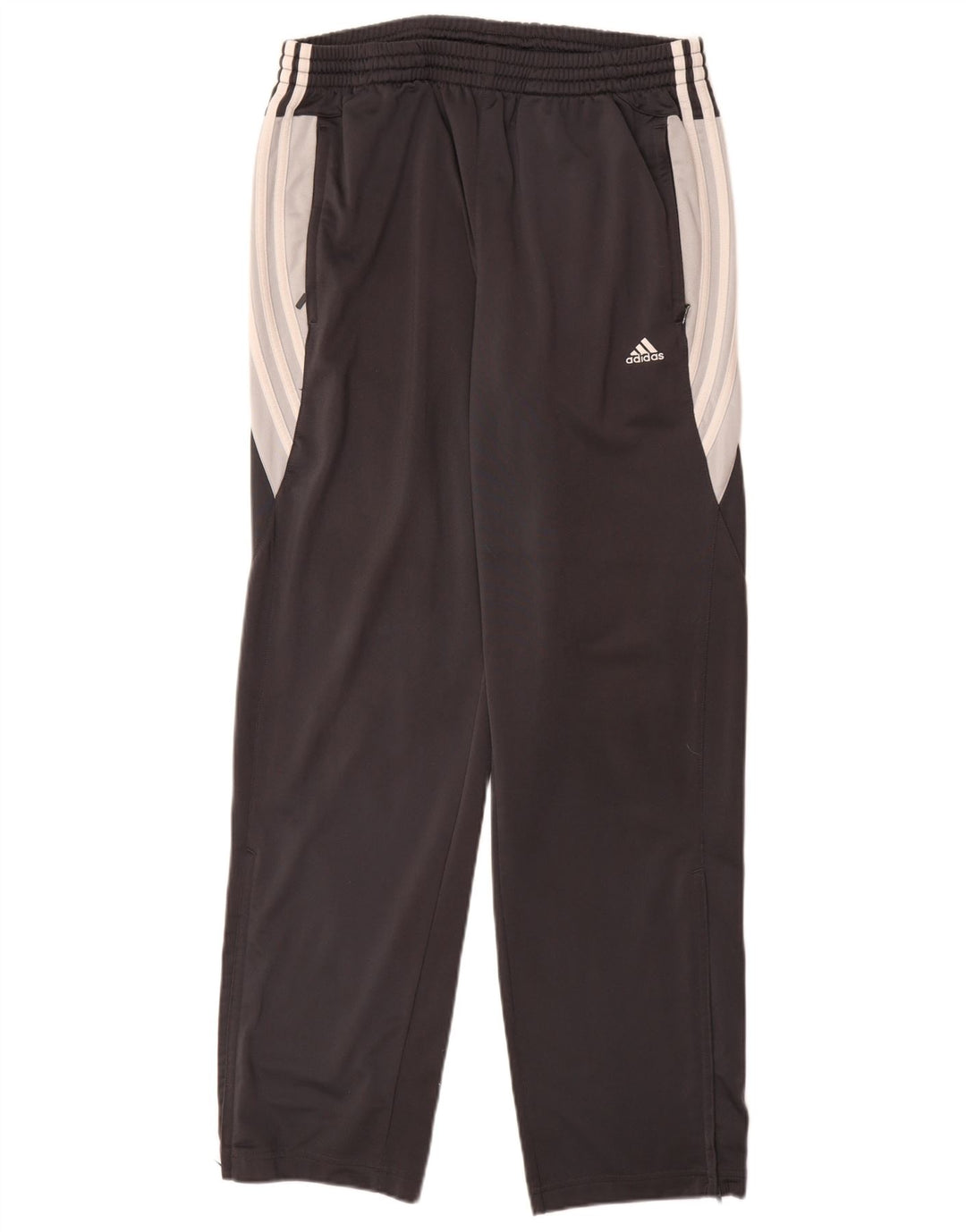 Adidas Pantalones de chándal para hombre UK 42/44 Large Gris Poliéster
