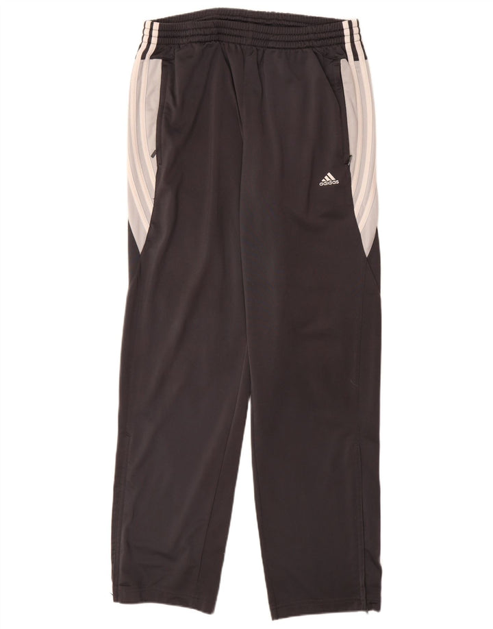 Adidas Pantalones de chándal para hombre UK 42/44 Large Gris Poliéster