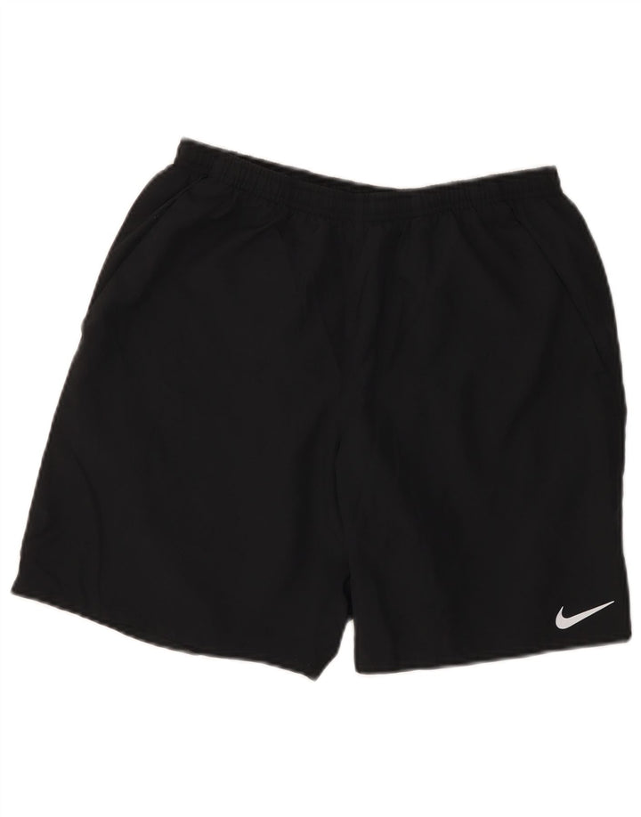 Pantalones cortos deportivos Nike Dri Fit para hombre Poliéster negro mediano