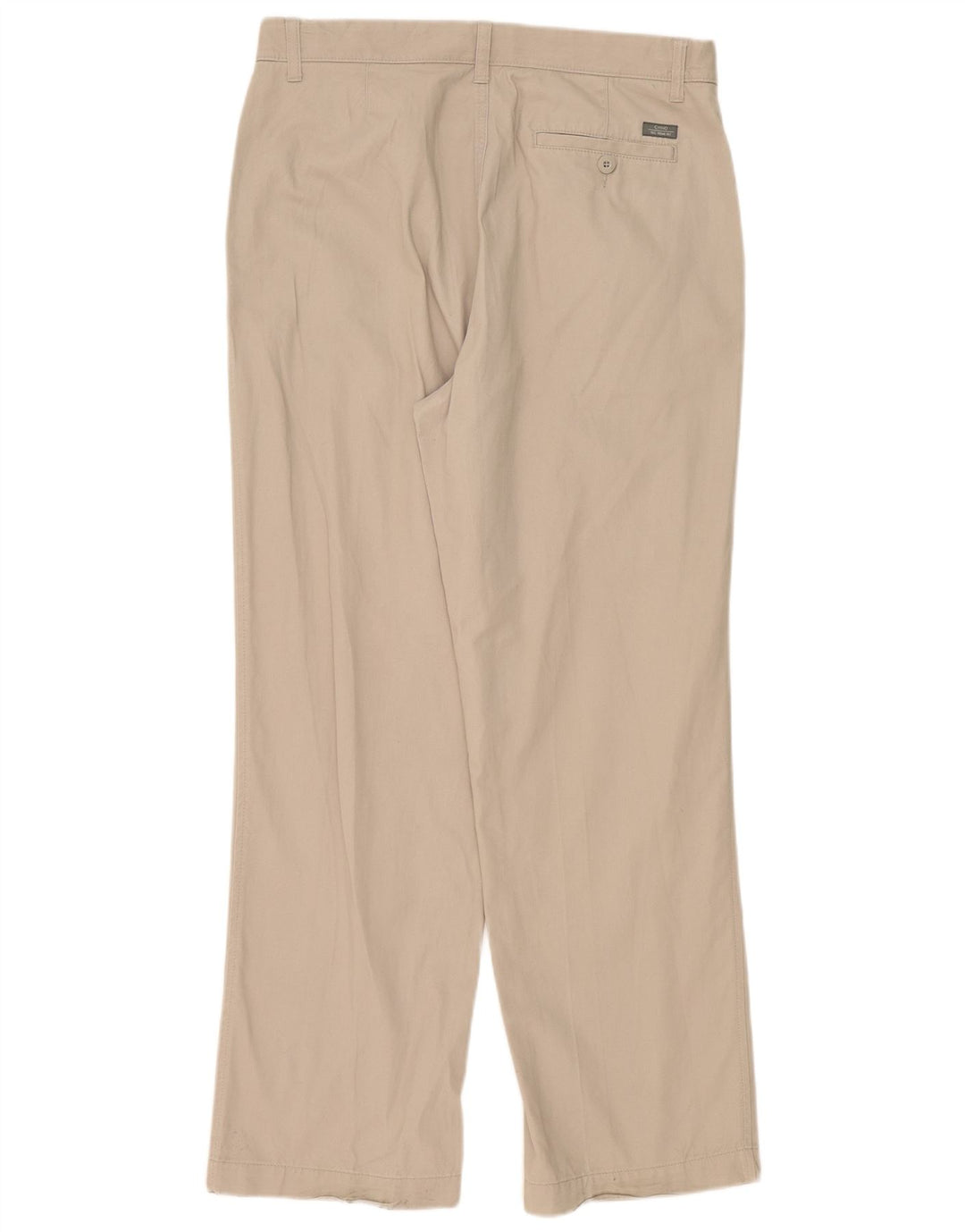Marks & Spencer Pantalón chino recto para hombre W36 L31 Poliéster gris