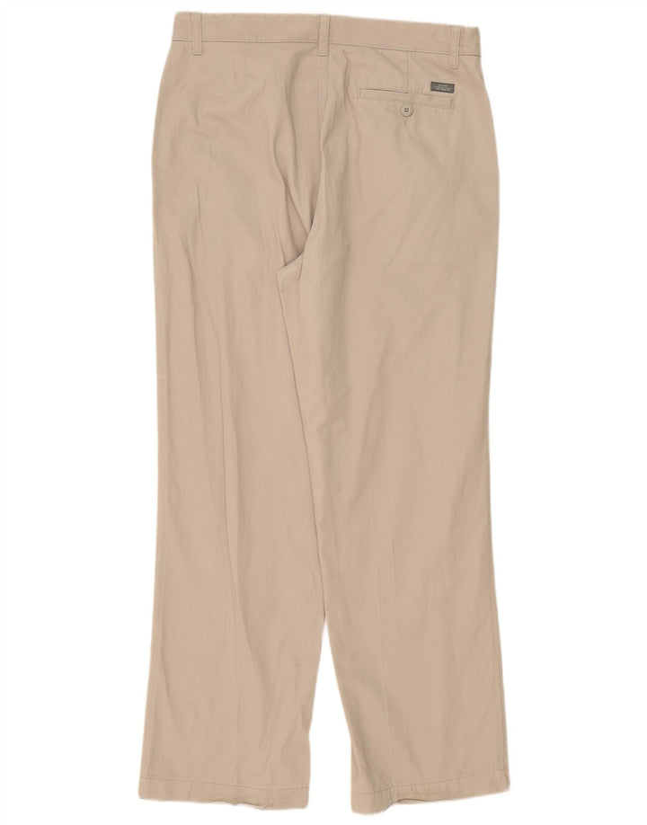 Marks & Spencer Pantalón chino recto para hombre W36 L31 Poliéster gris