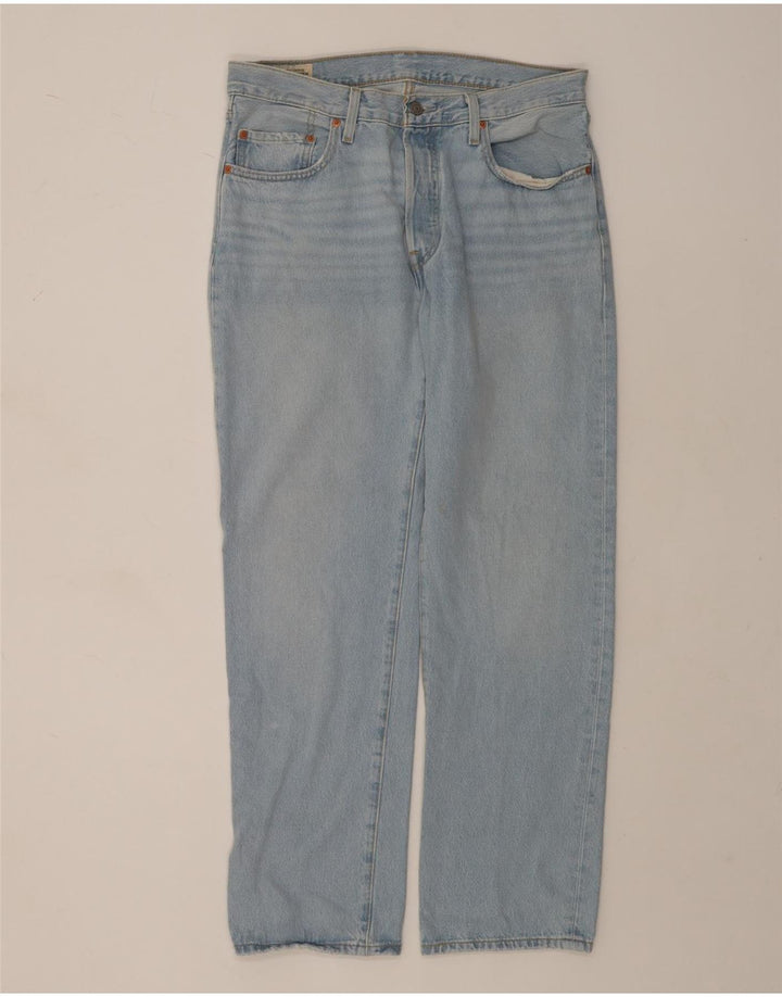 Levi's Hombre 501 Vaqueros Rectos W30 L30 Algodón Azul