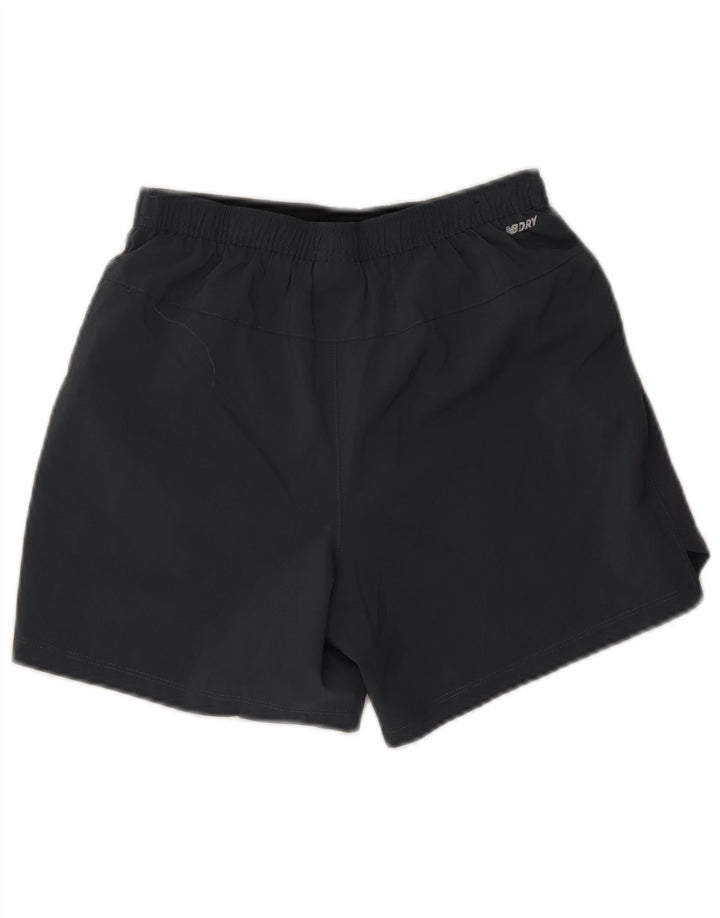 New Balance Pantalones cortos deportivos para hombre pequeño gris