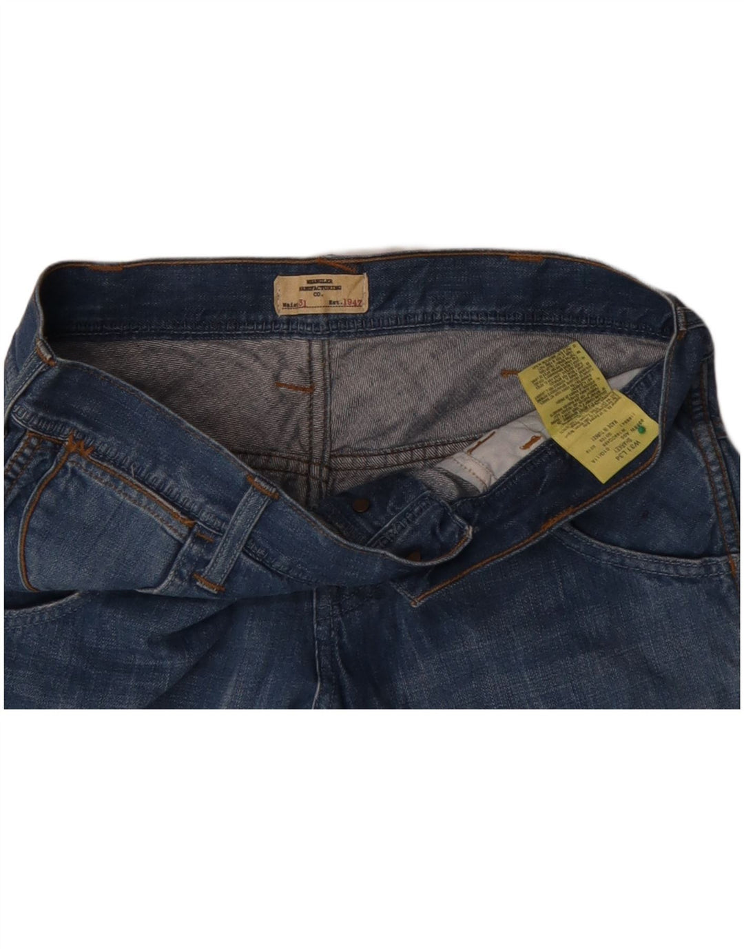 WRANGLER Vaqueros Sharkey Bootcut para hombre W31 L34 Algodón azul