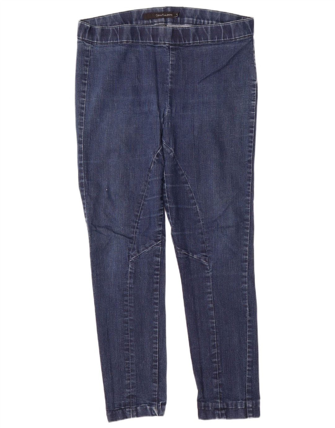 CALVIN KLEIN Jeans ajustados para mujer US 12 Grande W31 L28 Algodón azul