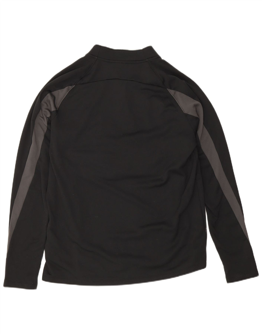 Nike - Chándal Therma-Fit con cremallera y cuello para hombre, talla grande, poliéster negro