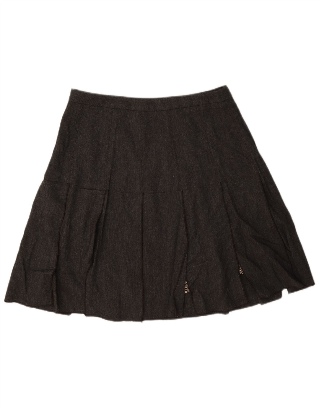 Falda Roberto Cavalli Mujer Plisada Acampanada W28 Gris Medio