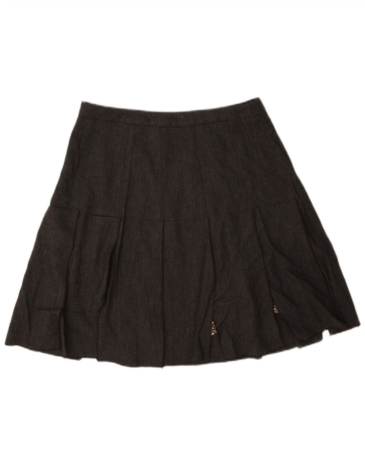 Falda Roberto Cavalli Mujer Plisada Acampanada W28 Gris Medio