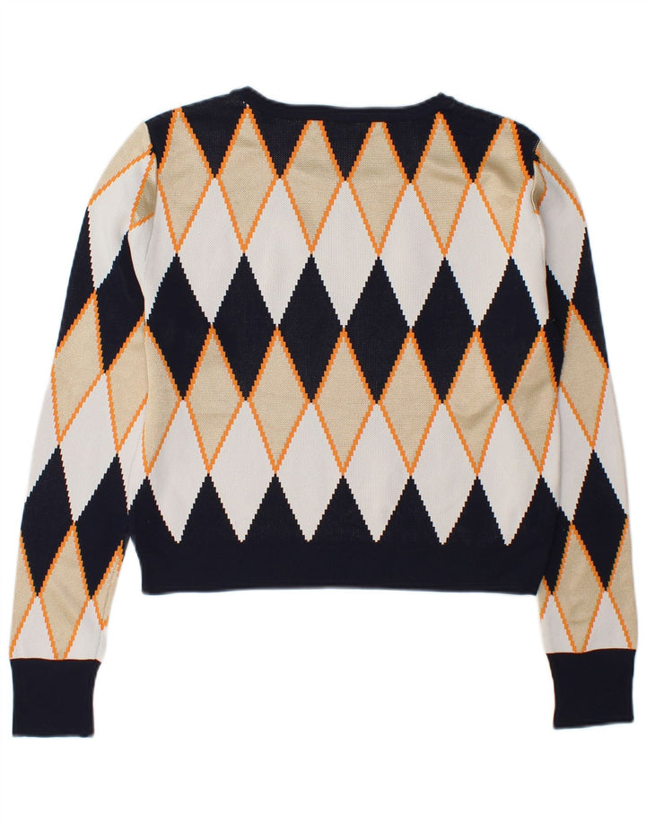 Zara - Jersey con cuello barco para mujer, talla 40, talla M, multicolor