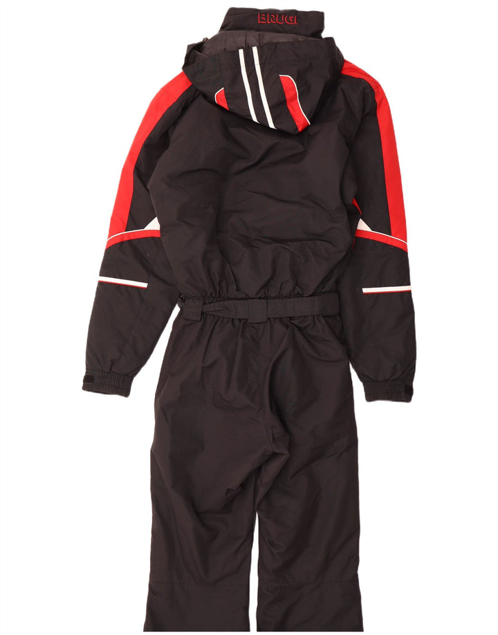 Brugi Mono De Esquí Con Capucha Y Gráfico De Poliamida Color Block En Negro Mediano