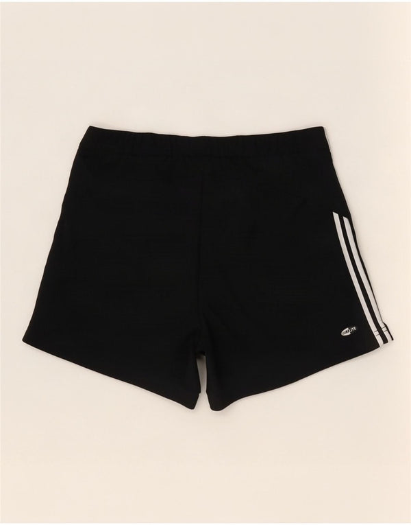 Adidas Womens Climalite Regular Sport Shorts UK 10 Small Black Polyester