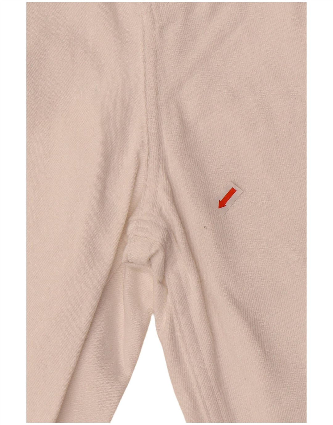 CALVIN KLEIN Womens Denim Shorts W26 Small White Cotton