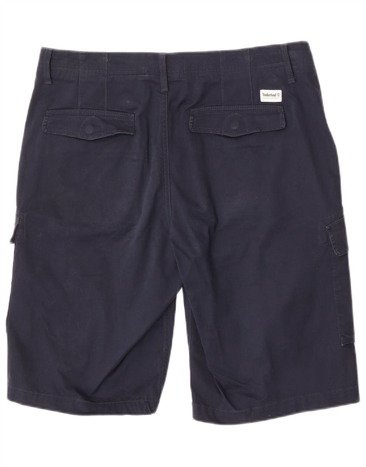 Timberland pantalones cortos cargo para hombre W34 grande algodón azul marino