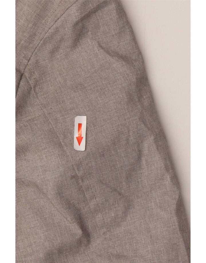 Jack & Jones - Chaqueta acolchada con capucha para hombre, talla 40, color gris grande