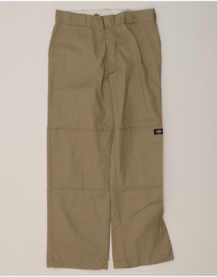 DICKIES Pantalones cargo holgados para hombre W32 L32 Poliéster beige