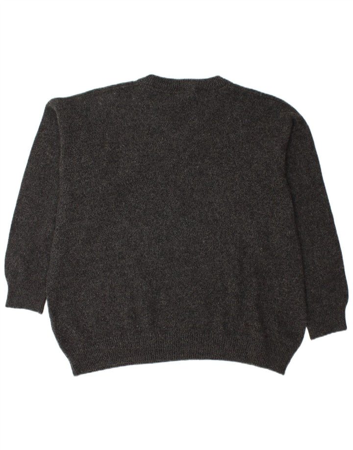 MURPHY & NYE Jersey con cuello en V para hombre 2XL Lana negra