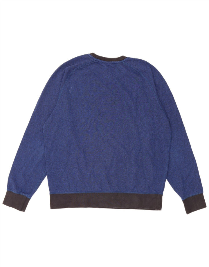Nike - Sudadera tipo jersey para hombre, talla grande, color azul, algodón