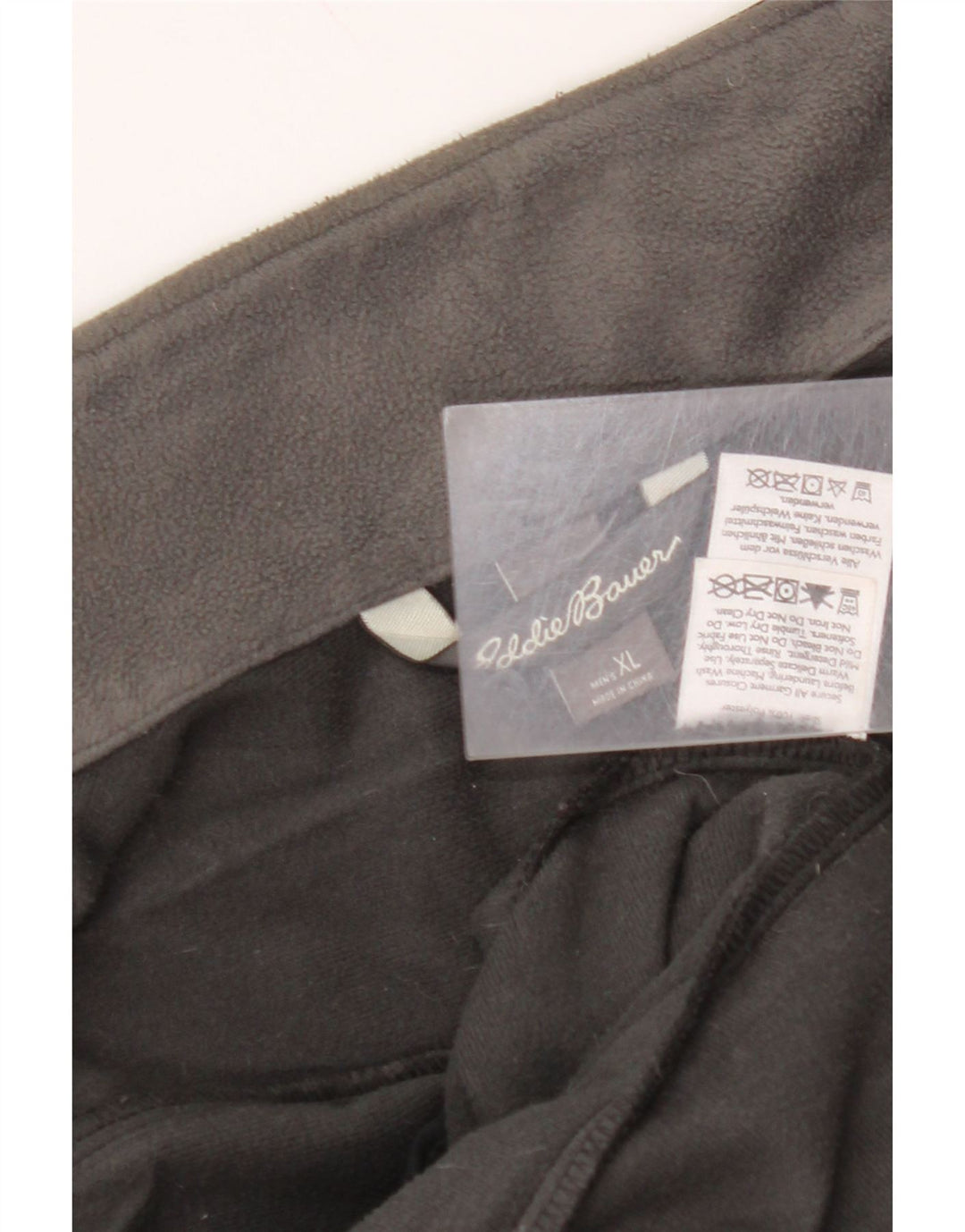 EDDIE BAUER Chaqueta cortavientos para hombre UK 42 XL Poliéster negro