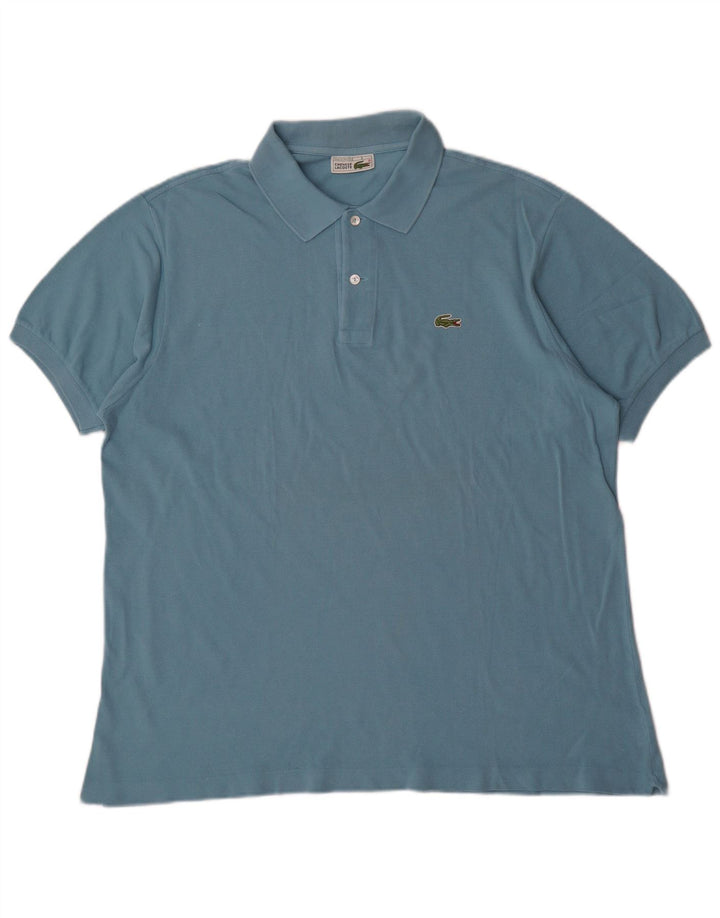 LACOSTE Polo para hombre Talla 6 XL Algodón azul