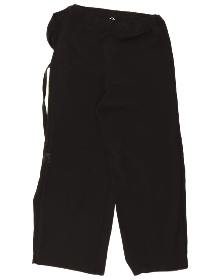 Zara Mujer Pantalón Casual Cruzado Mediano W30 L27 Poliéster Negro