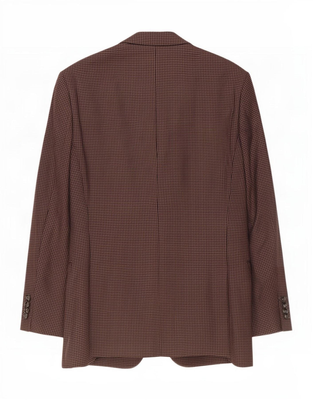 Durban Chaqueta tipo blazer de 2 botones para hombre UK 38 Lana virgen de pata de gallo gris medio