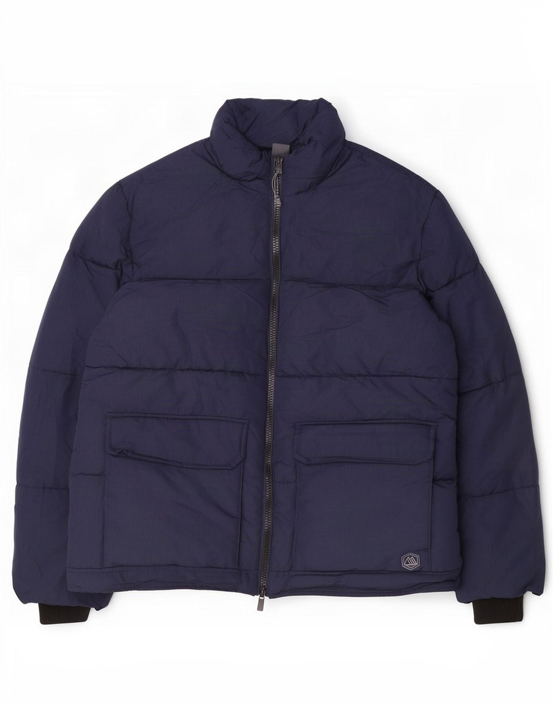 Marks & Spencer Chaqueta acolchada para hombre UK 42 XL Poliéster azul marino