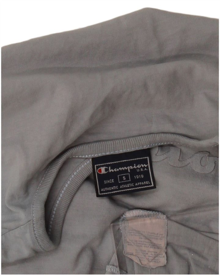 CHAMPION Camiseta gráfica para mujer Top UK 10 Small Azul marino Algodón