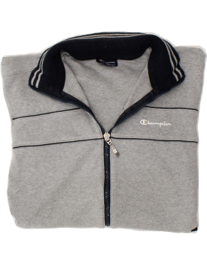CHAMPION Womens Tracksuit Top Jacket Medium Grey Cotton Vintage Champion and Second-Hand Champion from Messina Hembry 