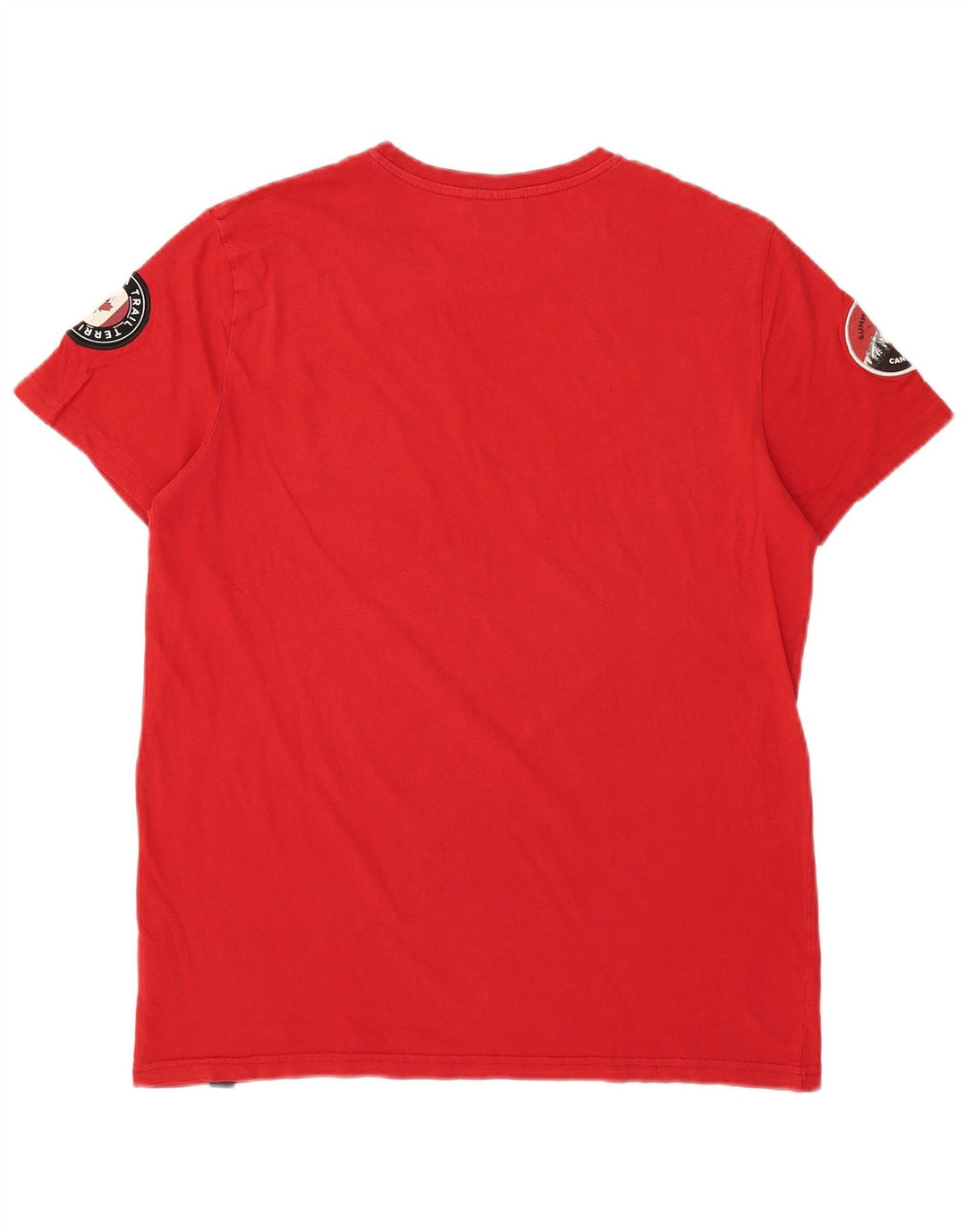 Canada Camiseta gráfica para hombre Top Medium Red Cotton