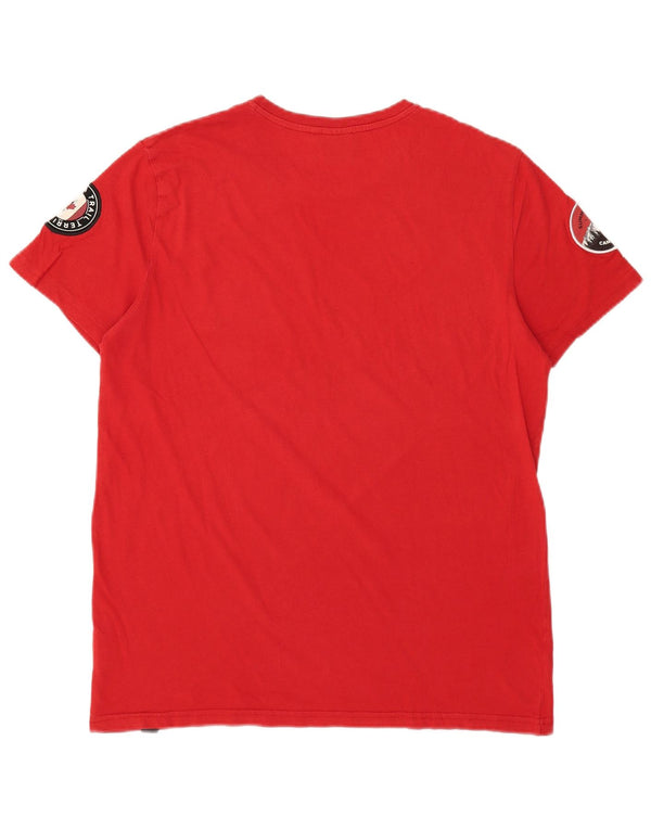 Canada Camiseta gráfica para hombre Top Medium Red Cotton