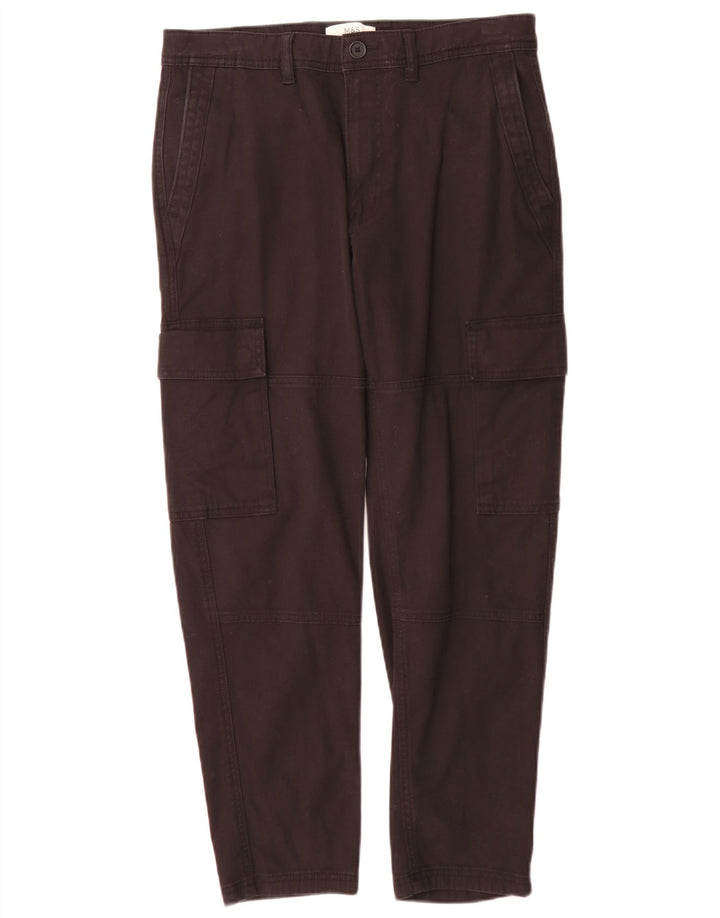 Marks & Spencer Pantalones cargo para hombre W30 L290 Algodón negro