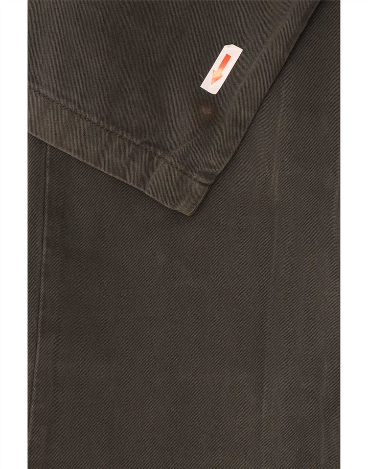 Pantalones Cargo Regulares Carrera Para Hombre W31 L33 Algodón Verde