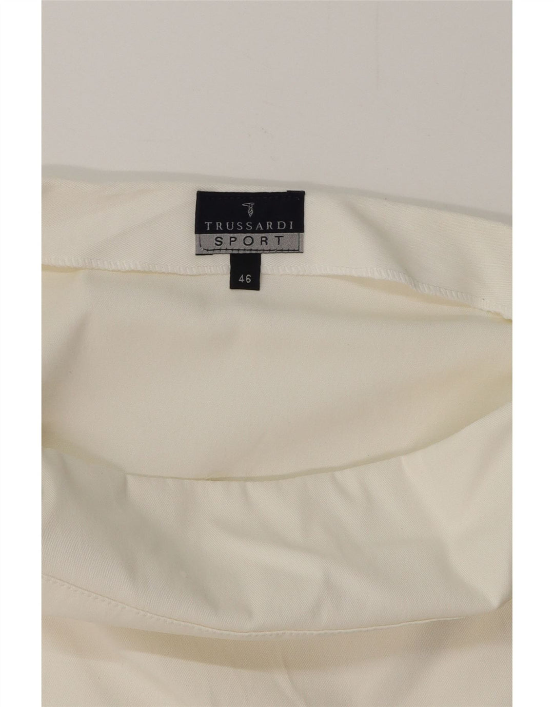 TRUSSARDI Womens Midi Skirt IT 46 Large W32  White
