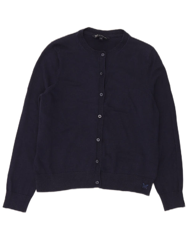 Crew Clothing Suéter tipo cárdigan para mujer UK 6 XS Algodón azul marino