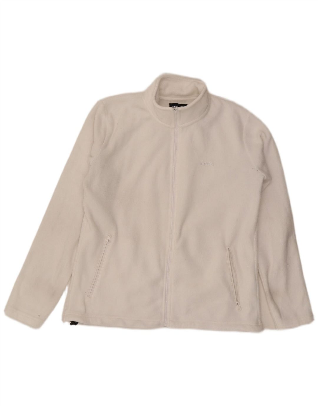 Brugi Chaqueta polar para hombre UK 44 2XL Poliéster blanco