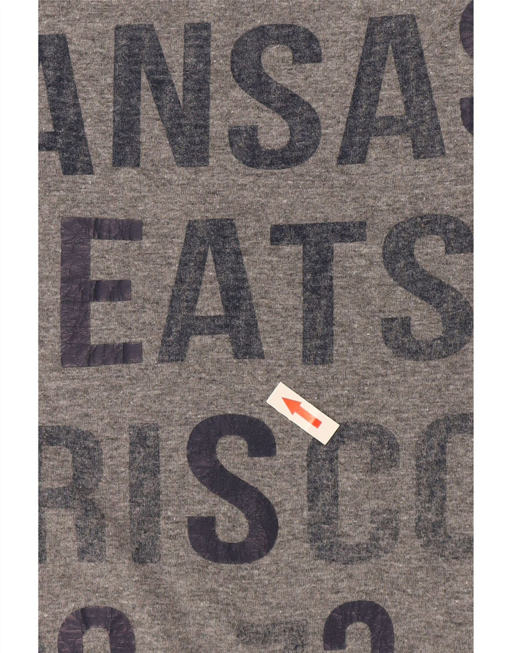 Lee Camiseta Gráfica Slim Fit para Hombre Top XL Algodón Gris