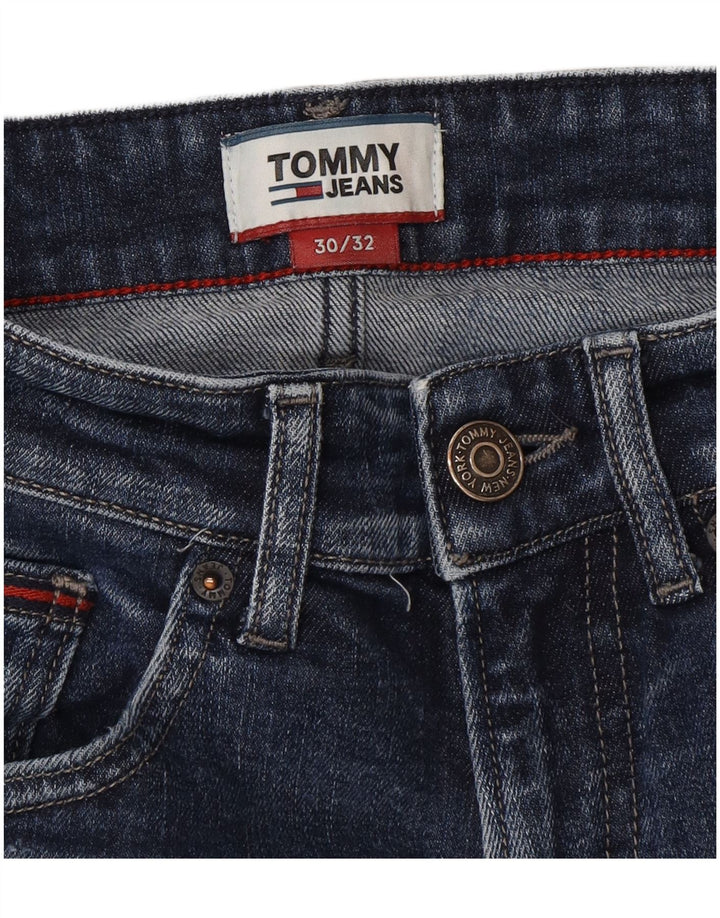 Tommy Hilfiger Vaqueros Slim para Hombre W30 L32 Algodón Azul