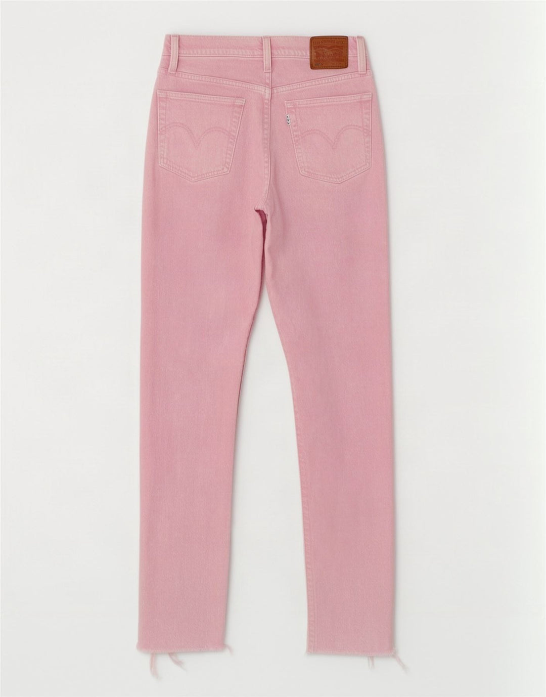 Levi's Vaqueros Rectos 501 Para Mujer Pequeños W27 L29 Rosa