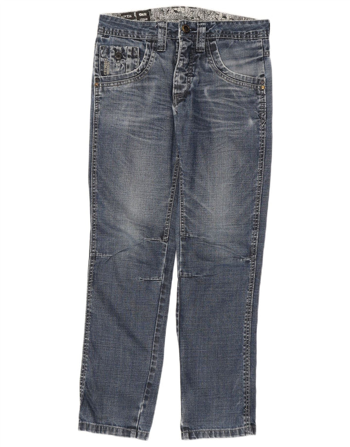 Springfield Jeans Rectos Gráfico Hombre W28 L30 Algodón Azul