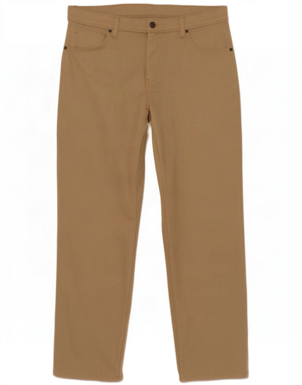 Wrangler Pantalones informales de corte regular para hombre W36 L30 Algodón beige