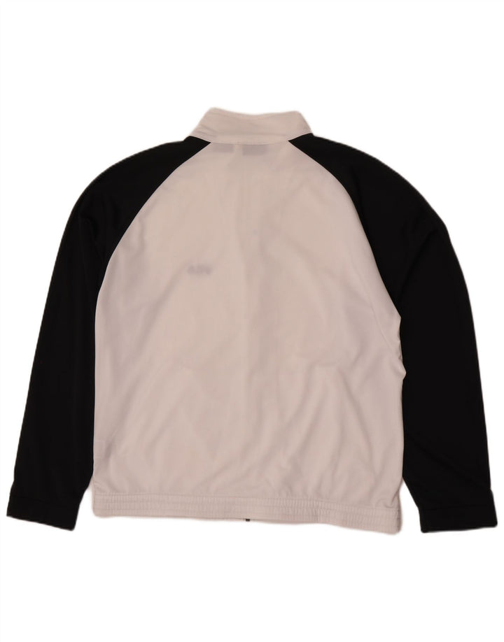 Fila Hombre Chándal Top Chaqueta Medio Blanco Colorblock Poliéster
